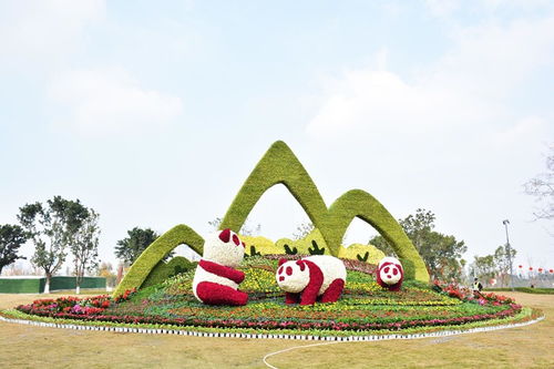 四川仿真植物雕塑厂 可定制的广场仿真绿雕与花卉造型